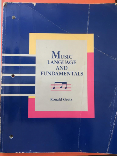 Music language and fundamentals