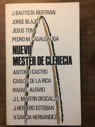 Nuevo mester de clerecía 