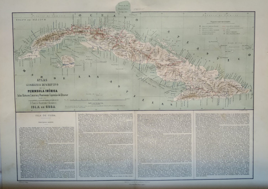 Mapa Isla De Cuba 9534