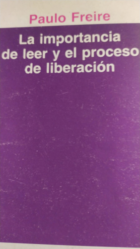 La importancia de leer y el proceso de liberación 