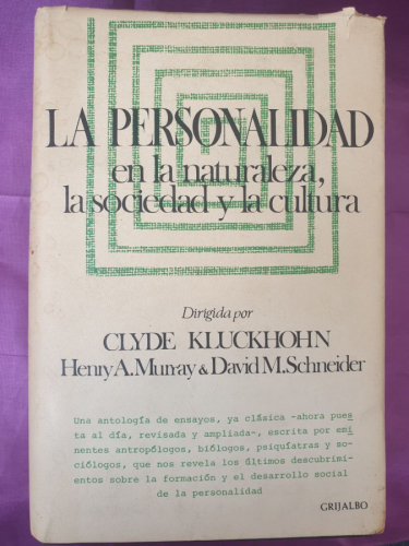 LA PERSONALIDAD EN LA NATURALEZA, LA SOCIEDAD Y LA CULTURA