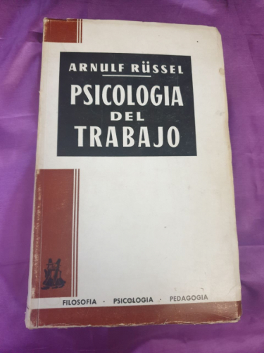 PSICOLOGIA DEL TRABAJO 