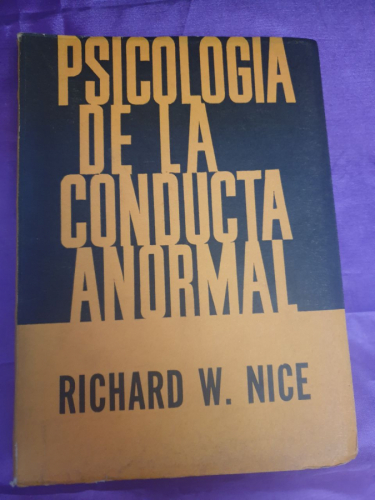 PSICOLOGIA DE LA CONDUCTA ANORMAL