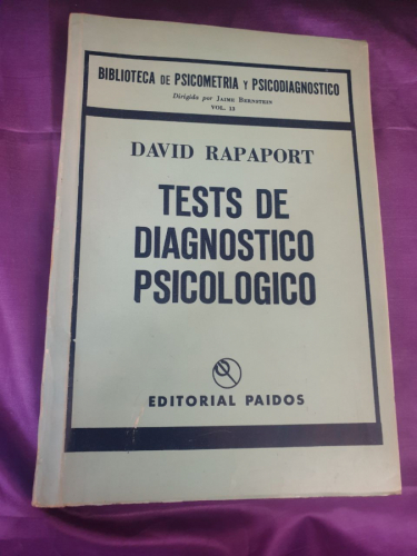 TEST DE DIAGNOSTICO PSICOLOGICO 