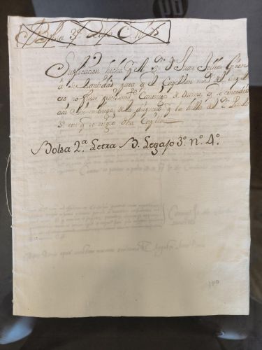 (Manuscrito) Suplicacion hecha por el Sr. Juan Tellez Girón a su Santidad para que el Capellán Mayor del Sto. Sepulcro no fuese precisamente canónigo de Ossuna que se concedió asi sin embargo de lo dispuesto por la bulla del Santo Paulo 3º con que se erig