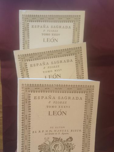España Sagrada. Tomos 34, 35 y 36 dedicados a León-