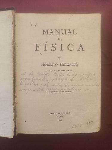 Manual de Física.