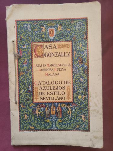 Catálogo de azulejos de estilo antiguo sevillano