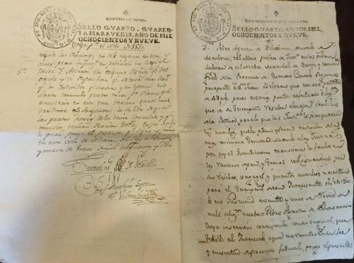 (Manuscrito) Averiguación del paradero del coronel Juan Beltrán, comandante de una partida de catalanes durante la Guerra de la Independencia