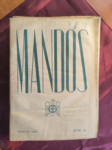 Revista de Mandos del frente de Juventudes (15 números) 
1, 8, 9, 11, 12, 13, 14, 16, 17, 18, 21, 22, 24, 25, 26 y 27 