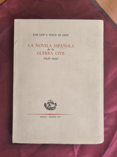 La novela española de la Guerra Civil (1936-1939)