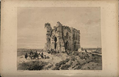 Ruinas de una antigua basílica, estilo Árabe-bizantino, en el despoblado de Humanejos, entre Parla y Torrrejoncillo de la Calzada 