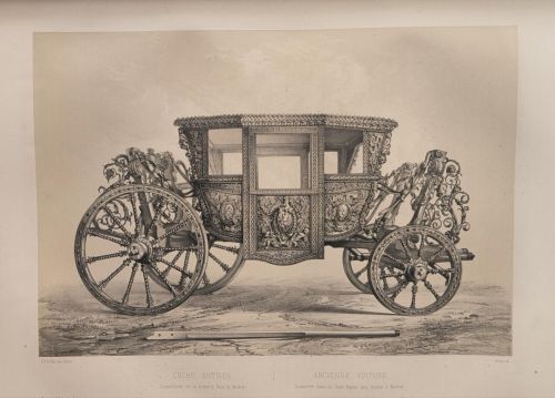 Caja del coche de Doña Juana la Loca, que se conserva en la Real Armería de Madrid