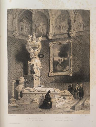 Capilla de San Blas, llamada de Tenorio, y gran candelabro de la Catedral de Toledo