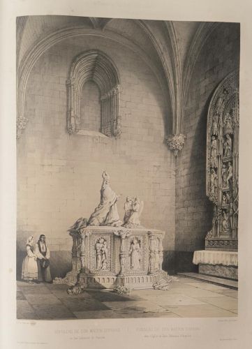 Azpeitia, parroquia de San Sebastián, sepulcro del Obispo de Tuy, Don Martín Zurbano, en la capilla de San Martín, vulgo Bazazabal
