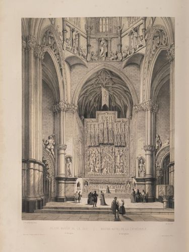 Capilla y altar mayor de la Seo de Zaragoza