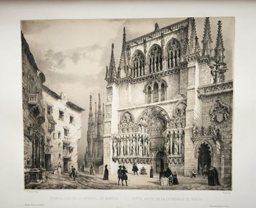 Puerta alta de la catedral de Burgos