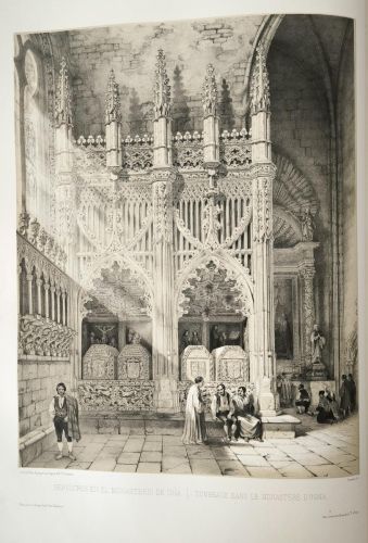 Capilla mayor y sepulcro del monasterio de San Salvador en Oña