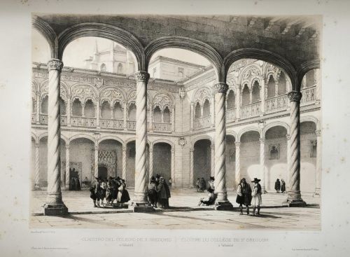 Claustro del colegio de San Gregorio en Valladolid