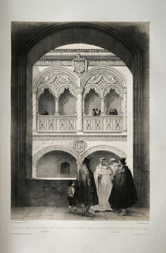 Claustro del colegio de San Gregorio en Valladolid  Detalles