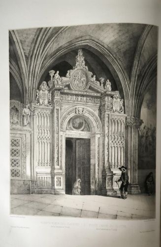 Puerta del claustro de la catedral de Toledo