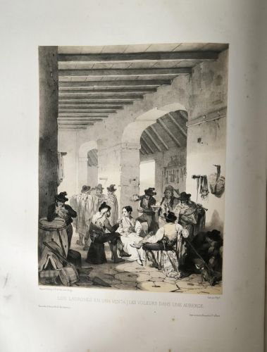 Escena de los ladrones en la venta