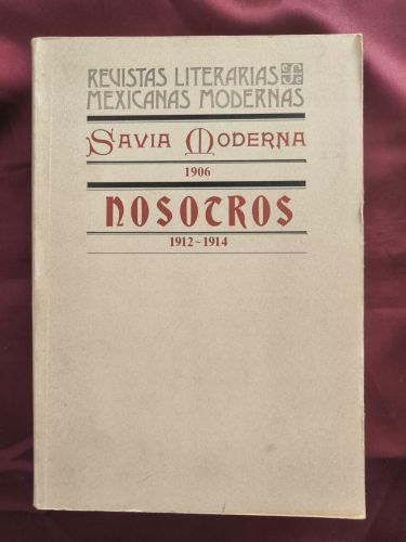 (Revista) Savia Moderna 1906 - Nosotros 1912-1914